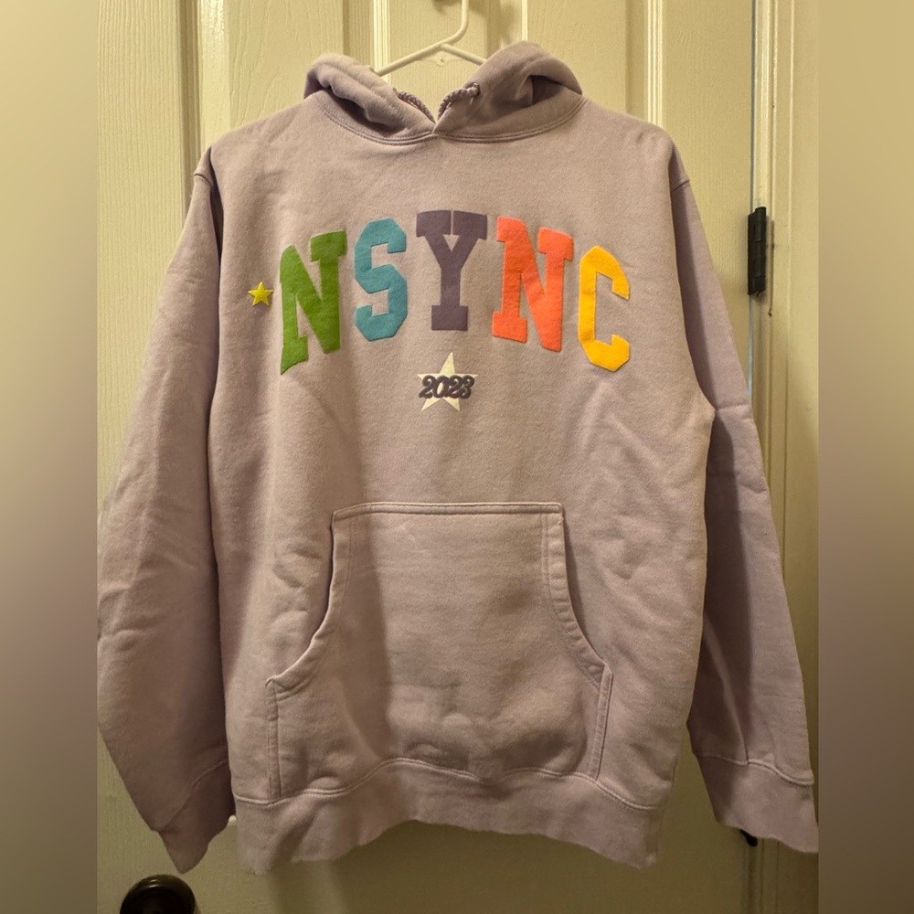 NSYNC Lavender Logo Pullover Hoodie